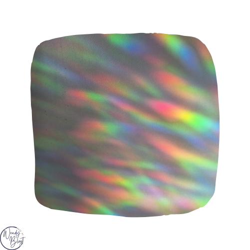 Raamsticker op statische regenboogfolie - Spook