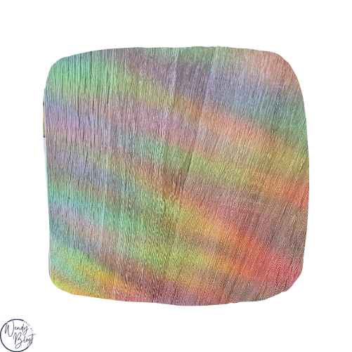 Raamsticker op statische regenboogfolie - Spook