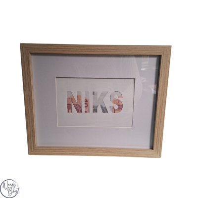 "Niks" Fotolijst met Verlichting (25x20 cm)