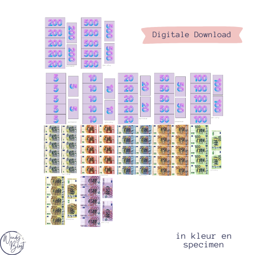 Euro cashstuffing placeholders