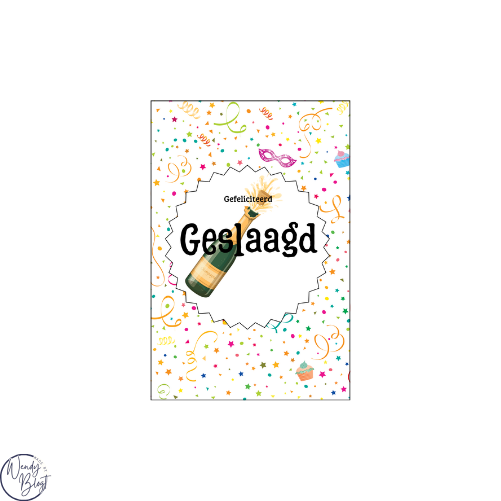 "Geslaagd!" Kaartjes