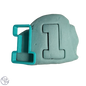 3D Geprinte Uitsteekvorm Cijfers per stuk / Set  0-9
