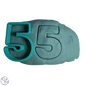 3D Geprinte Uitsteekvorm Cijfers per stuk / Set  0-9