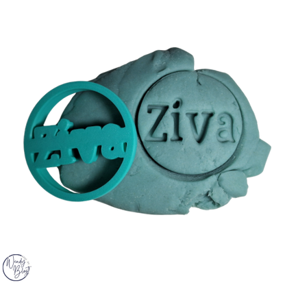 3D Geprinte Uitsteekvorm naam - Gepersonaliseerd