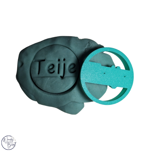 3D Geprinte Uitsteekvorm naam - Gepersonaliseerd