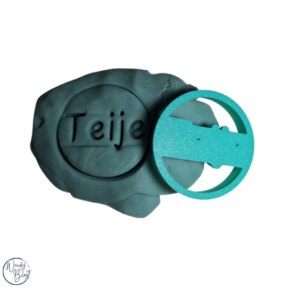 3D Geprinte Uitsteekvorm naam - Gepersonaliseerd