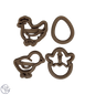 3D-geprinte Cyclus kip 4-delig
