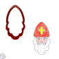 3D Geprinte Uitsteekvorm Sinterklaas