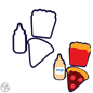 3D Geprinte Uitsteekvorm Eten & drinken
