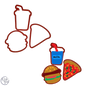 3D Geprinte Uitsteekvorm Eten & drinken