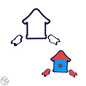 3D Geprinte Uitsteekvorm vogelhuis