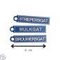 3D-geprinte (Plaatsnaam) Sleutelhanger - 8cm Plaatsnaam