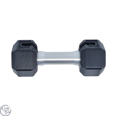 3D-geprinte Visitekaarthouder Dumbell