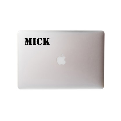 Naam stickers - Mat vinyl