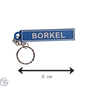 3D-geprinte (Plaatsnaam) Sleutelhanger - 8cm Plaatsnaam