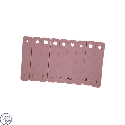 3D-geprinte Klei dikte geleiders set – 18 stuks (2 t/m 6 mm)