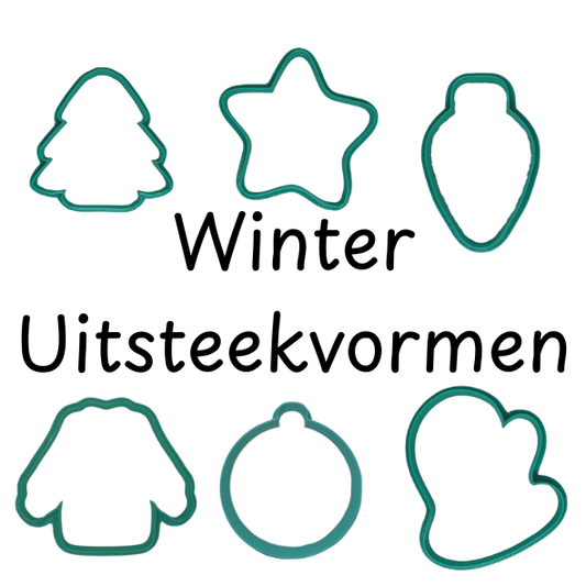 3D Geprinte Uitsteekvorm Thema winter