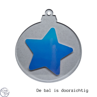 Gepersonaliseerde Plexiglas Kerstbal