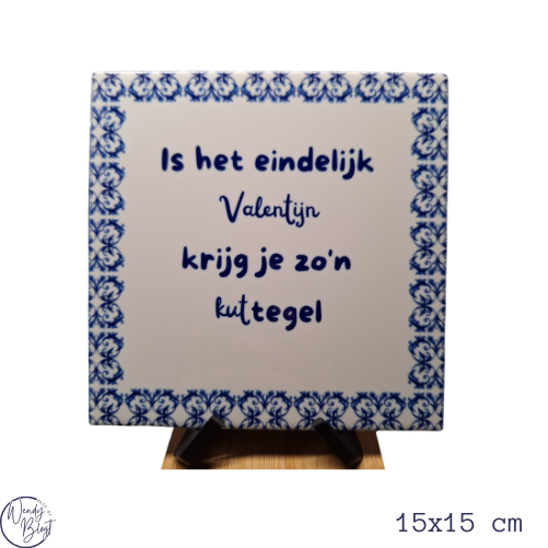 Tegeltje 10,5 x10,5 cm