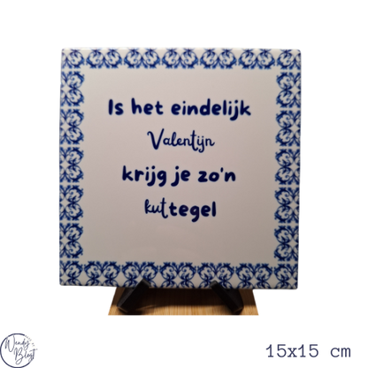 Tegeltje 10,5 x10,5 cm