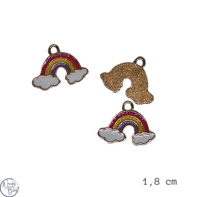 Emaille regenboog hanger