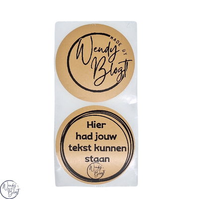 Gepersonaliseerde Stickers met Eigen Tekst Willekeurig