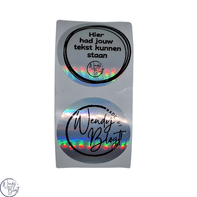 Gepersonaliseerde Stickers met Eigen Tekst Willekeurig