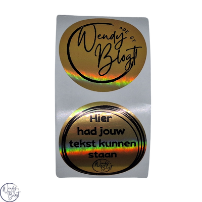 Gepersonaliseerde Stickers met Eigen Tekst Willekeurig