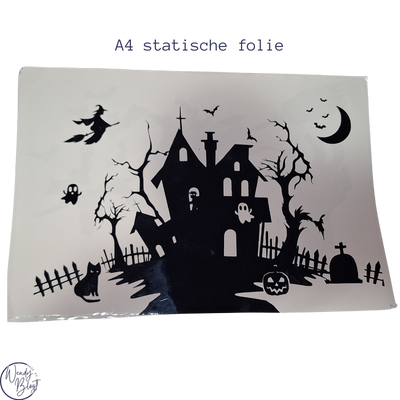 Spookachtige Statische Halloween Stickers