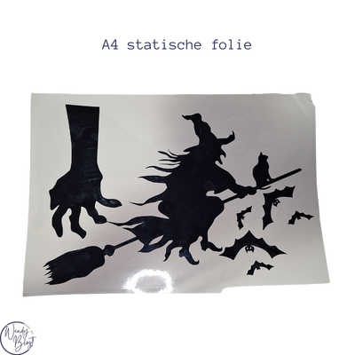 Spookachtige Statische Halloween Stickers