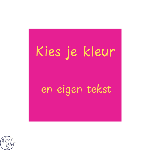Tegeltje 10,5 x10,5 cm